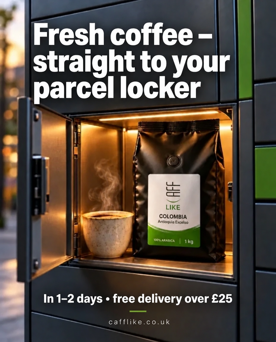 Cafflike: Fresh coffee – straight to your parcel locker